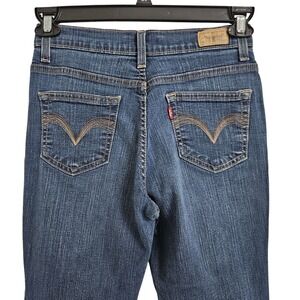 Levi's 512 Jeans Women 6S Dark Blue Perfectly Slimming Straight Stretch Denim‎